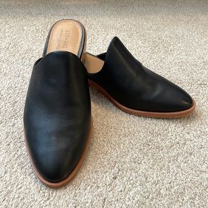 EUC Soludos Venetian Mules in Black, Size 8